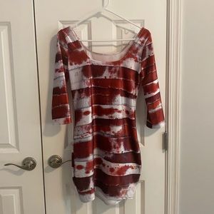 Black Milk bleeding mummy 3-4 sleeve dress Size L